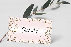 Gold Leaf Creative Business Card Template Product Image 3