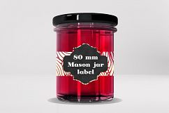 Digital Mason Jar label templates Product Image 3