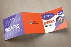 Multiuse Business Square Trifold Brochure Product Image 2