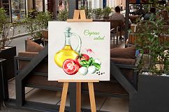 Caprese salad. Mozzarella cheese Product Image 5