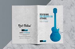 Music Festival Brochure &amp; Ticket | Indesign &amp; Photoshop Temp Product Image 15