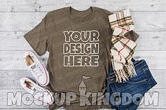 Unisex Crew Neck Shirt Mockup, Bella Canvas Mockup Product Image 1