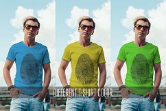 Men&#039;s T-Shirt Mock-Up Vol.4 2017 Product Image 14