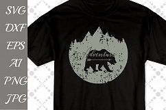 Adventure Svg: &quot;GRUNGE SVG DESIGN&quot; Mountains Svg,Camping Svg Product Image 1