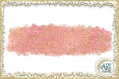 Brush Strokes in Blooming Dahlia - Pink Glitter - Digital Clipart 30 of beautiful PNG files Product Image 26