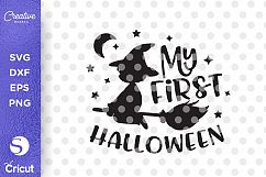 My First Halloween SVG DXF Cutting Files, Halloween SVG Product Image 1