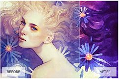 Lovely Watercolor Effect | Photoshop Actions Product Image 33