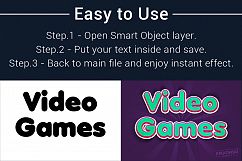 Video Games Text Effects Mockup Product Image 5