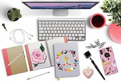 Fashionistas. IT-girs watercolor illustrations Product Image 5