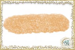Apricot Peach Glitter Brush Strokes 24 PNG clipart Splashes  Product Image 10