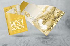Customizable Z Fold Die Cut Brochure Mockups Product Image 5