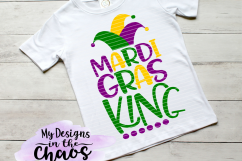 Mardi Gras SVG | Boy Mardi Gras SVG | Mardi Gras King SVG | Silhouette | Cricut | PNG SVG DXF Product Image 1