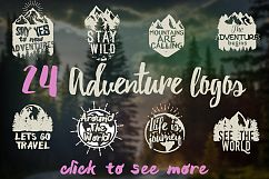 24 ADVENTURE LOGOS PACK Product Image 1