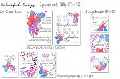 Colorful Twigs - Hand-drawn Illustration Kit Product Image 6