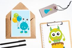 Monster Birthday Boys graphics and illustrations Product Image 4