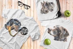 Hunter dogs Watercolor Set Product Image 5