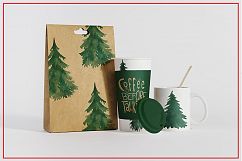 Watercolor Christmas trees 3 Product Image 3