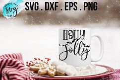 Holly Jolly SVG DXF EPS PNG File Product Image 2