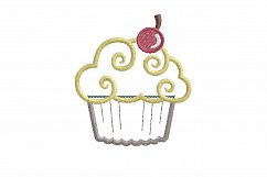Cherry Cupcake Applique Embroidery Design Product Image 12