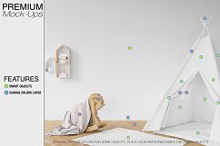 Kids Teepee, Pouf, Wall &amp; Frames Set Product Image 17