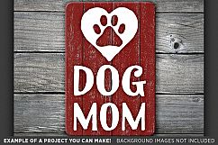 Dog Mom SVG File - Dog Paw Print SVG - Paw Print SVG - 804 Product Image 3