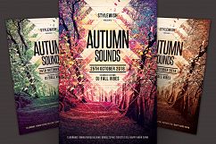 Autumn Sounds Flyer Product Image 1