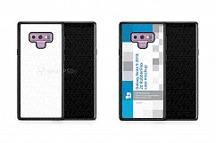 Samsung Galaxy Note 9 2d RubberFlex Mobile Case Mockup Product Image 1