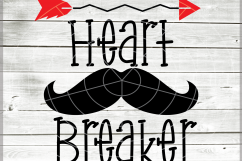 Heartbreaker Valentine Svg - 2 in 1 Boy Valentine svg - Baby Product Image 3