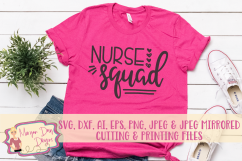 Nurse Squad SVG, DXF, AI, EPS, PNG, JPEG Product Image 1