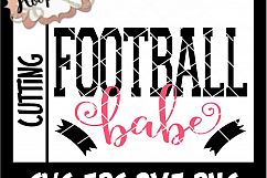 Football Babe - Football SVG Cutting File Product Image 2
