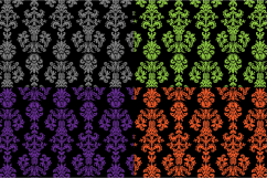 Halloween Damask Patterns Product Image 5