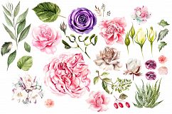 Watercolor&amp;graphics flowers Product Image 2
