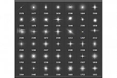 Lens Flare &amp; Stars Photoshop Brushes Product Image 2