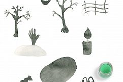 Watercolor Halloween Product Image 2