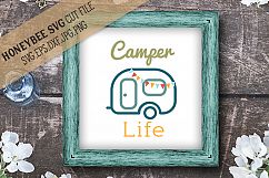 Camper Life SVG Cut File Product Image 1