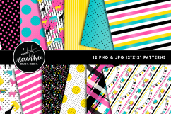 PAR-TEA Animals Clipart Graphics &amp; Digital Paper Patterns Bundle Product Image 2