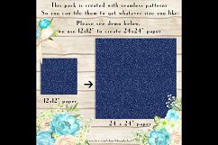 36 Glitter and Solid Color Princess Red and Blue Papers Product Image 2