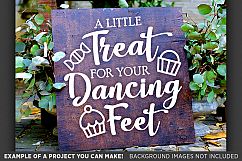 A Little Treat For Your Dancing Feet SVG Wedding Sign - 5513 Product Image 3