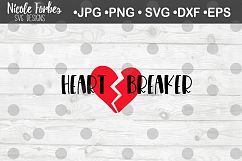 Heart Breaker SVG Cut File Product Image 1