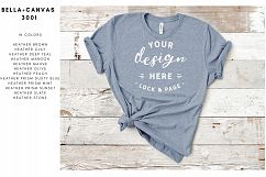 Bella Canvas TShirt Mockup Bundle Beach House Summer Style Product Image 6