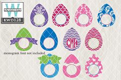 Monogram Frames SVG - Monogram Bundle Product Image 1