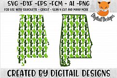 Alabama Cactus SVG Cut File For Silhouette - Cricut Product Image 1