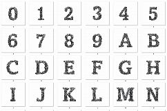 Metalic Bolts 3D Lettering Product Image 5