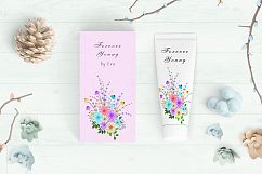 Watercolor Floral Bouquet, Flowers &amp; Leaves Kit Product Image 5