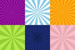 50 Burst Backgrounds (AI, EPS, JPG 5000x5000) Product Image 3