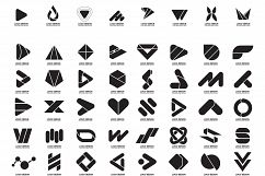 984 Modern Logo Shape Product Image 5