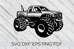 Big Foot Monster Truck  SVG Cutting File  Product Image 4