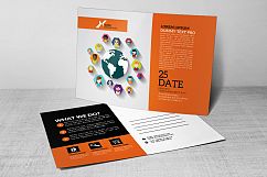 Global Network Business Postcard Product Image 2