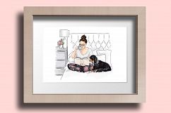 Fashion illustration - Me Time 2 - Light Skin Product Image 4