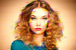 Glitch Photoshop Action Product Image 4